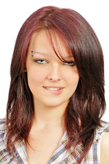 portrait of attractive young girl