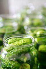 pickled gherkins