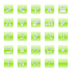 Simple Web Software Internet Buttons