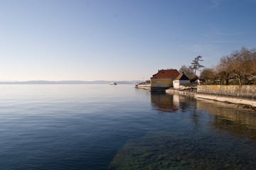 Obraz premium Fährhafen Meersburg
