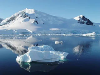 Poster Im Rahmen Eisberge, Antarktis © kkaplin