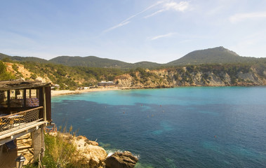 Beautiful Cala D'Hort Ibiza eivissa spain
