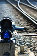 Railway signal lamp