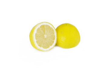 Limone Tagliato sfondo Bianco 5