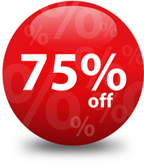 Sale - Seventy Five Percent Off