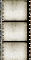 Grunge film frame