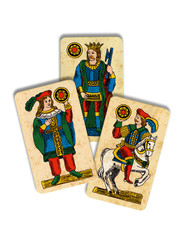 CARTE DA GIOCO FIGURE DI DENARI