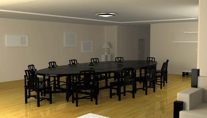 Long Table Interior