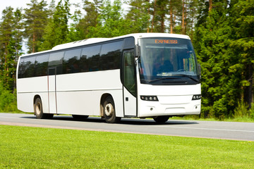 blank tour bus