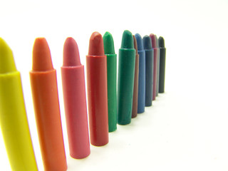 Wax crayons