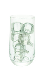Glass of Ice Cubes