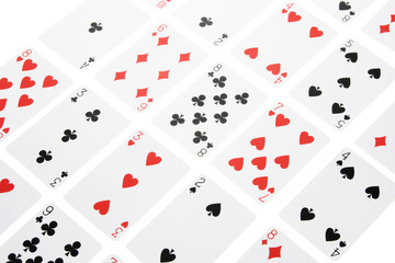 Arrangement of Playing Cards