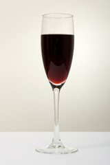 wine in wineglass