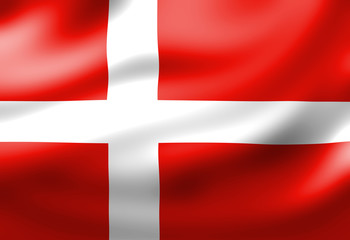 Fototapeta premium Danish flag