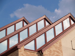 three roof peaks