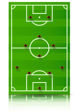 Dispositif tactique du football : 4-4-2
