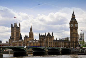 Fototapeta na wymiar london Big Ben und Parlament Haus