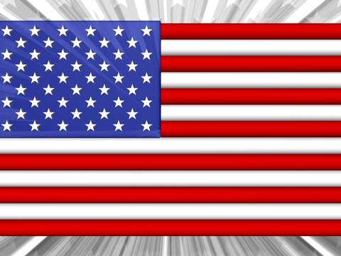 USA 3D Flag