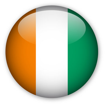 Ivory Coast Flag Button