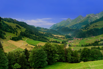 Near Gruyeres,  Canton of Fribourg, Switzerland