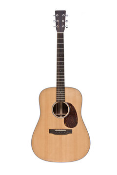 Classic guitar isolated on the white background