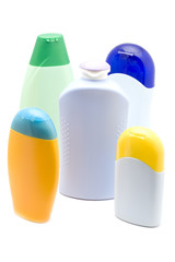 Set of container for shampoo