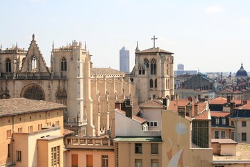Fototapeta premium vue sur lyon
