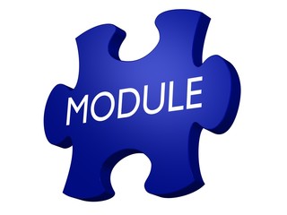 module puzzle illustration
