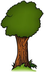 Tree 02 - cartoon illustration