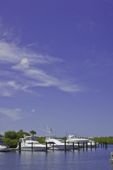 Fototapeta premium boats in the harbor