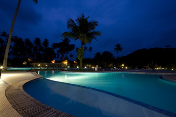 Resort at night