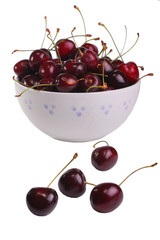 Bowl with cherries