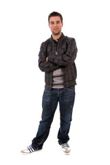 Naklejka premium Young Casual Man posing