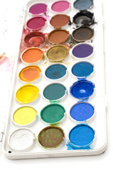 Isolated Water Color Paints