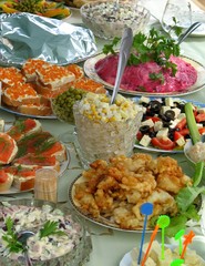 Russian celebratory feast