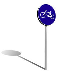 segnale stradale bicicletta