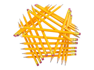 Heap of pencils