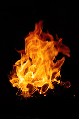 Obraz na płótnie Canvas Burning fire