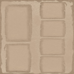Fototapeta premium Old torn Papers Scrapbook Insert