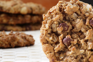 Chocolate chip macadamia cookie