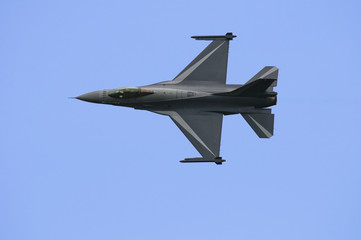 Fototapeta na wymiar General Dynamics F16 belgijskiej Sił Powietrznych