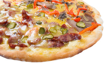 Supreme Pizza  isolated