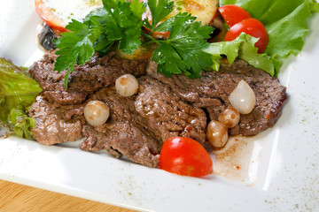 Stewed meat with vegetable