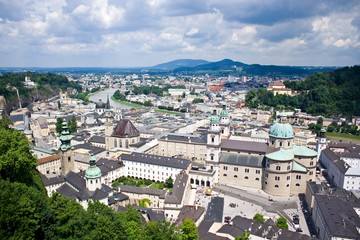 Fototapeta na wymiar City of Salzburg, Austria
