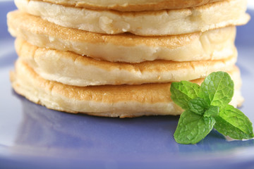 Pancake Stack With Garnish