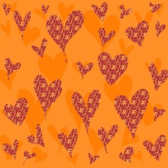 Valentinstag Herz Hintergrund Design