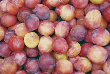 pink plums
