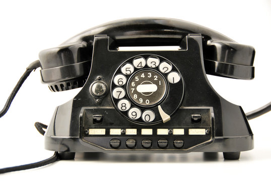 Telefono nero bachelite