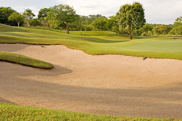 Sand Trap at Tropical Golf Course
