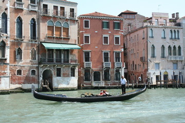 Fototapeta na wymiar Canal Grande in Venice Italy